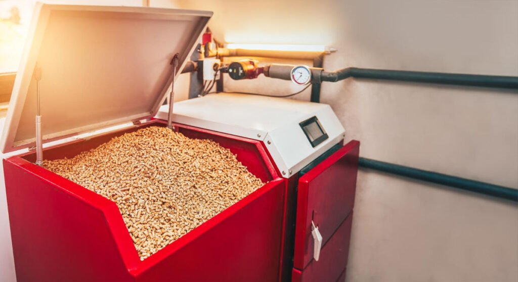 domestic biomass boiler
